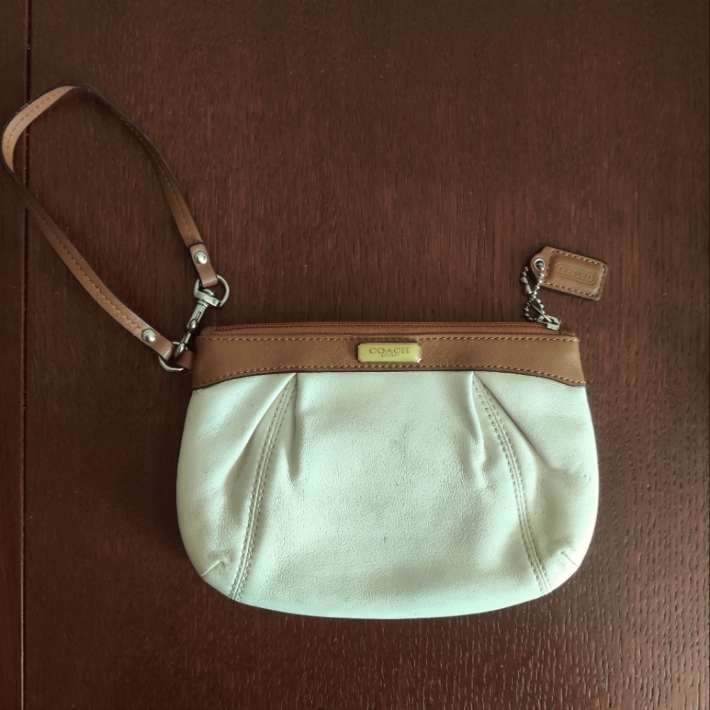 Coach Leather Wristlet